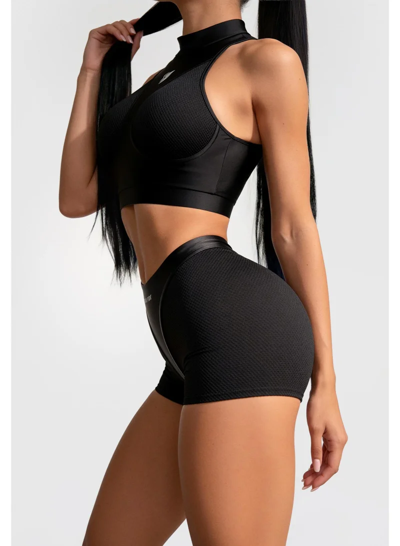 Bona Fide Bona Fide: Sport Escort Shorts "Black" Sport Escort High Waist Biker Gym Shorts for Women for Women | Best Price UAE