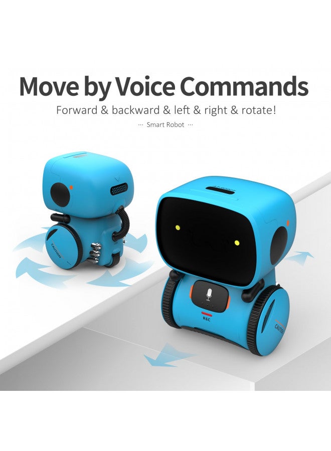 GILOBABY Kids Robot Toys, Interactive Robot Companion Smart Talking Robot with Voice Control Touch Sensor, Dancing, Singing, Recording, Repeat, Birthday Gifts for Boys Ages 3+ Years (Blue) - Image 4