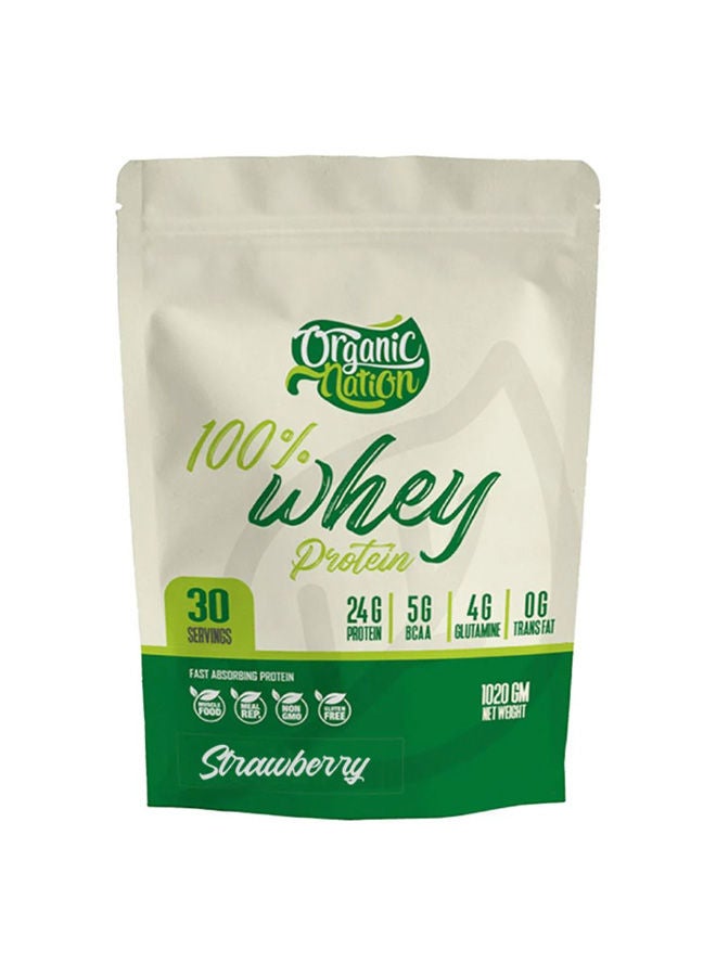 اورجانيك نيشن واي بروتين  100 % بطعم الفراولة - Image 1