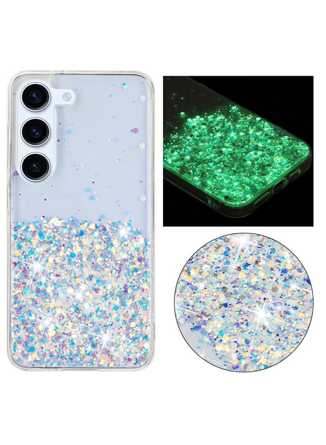 اس-توب جراب لهاتف Samsung Galaxy S24 5G بإطار شفاف من مادة TPU اللامعة اللامعة - Image 1