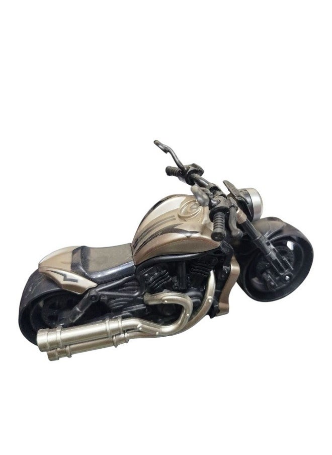 die cast Motorcycle,Pull Back Motorcycle Toy, 1:12 Motorcycle Model for Kids,Pull Back Motorcycle Toys (Gold)  - Image 2