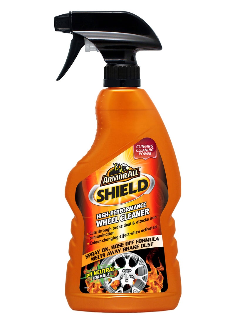 ARMOR ALL Shield Wheel Cleaner 500Ml, Removes Stubborn Brake Dust And Grime, Acid-Free, Ph Neutral, 1 Piece  - Image 3