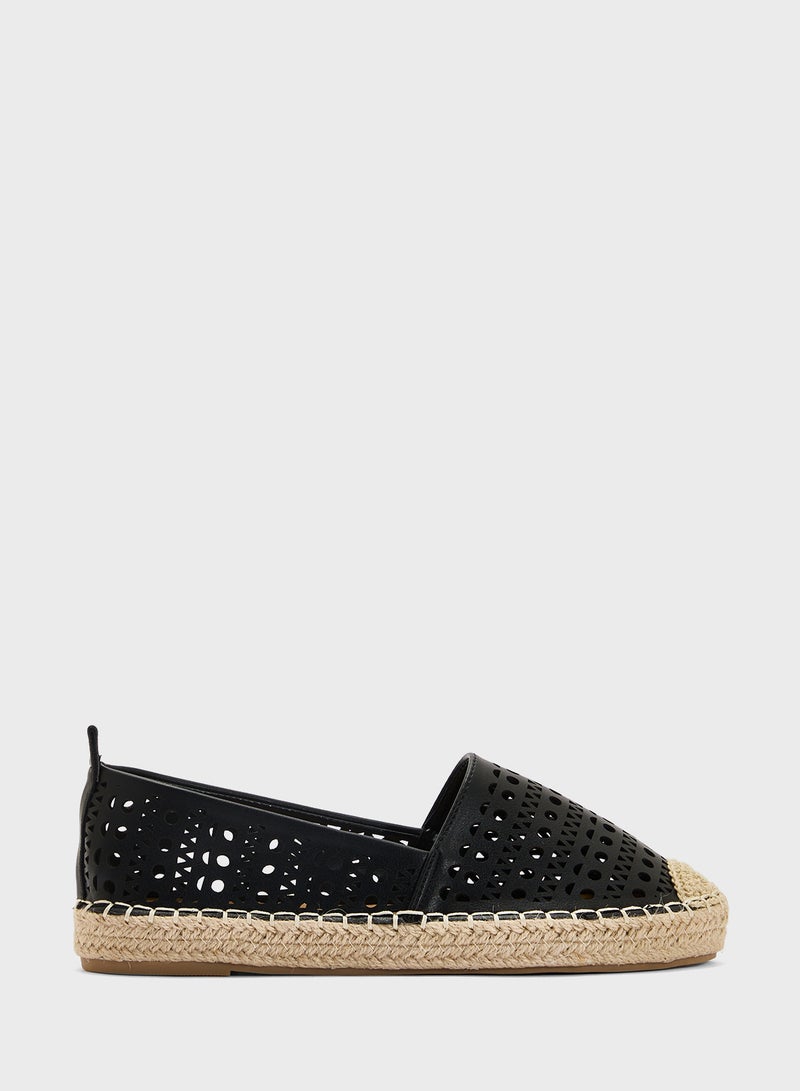ELLA Laser Cut Espadrille  - Image 1