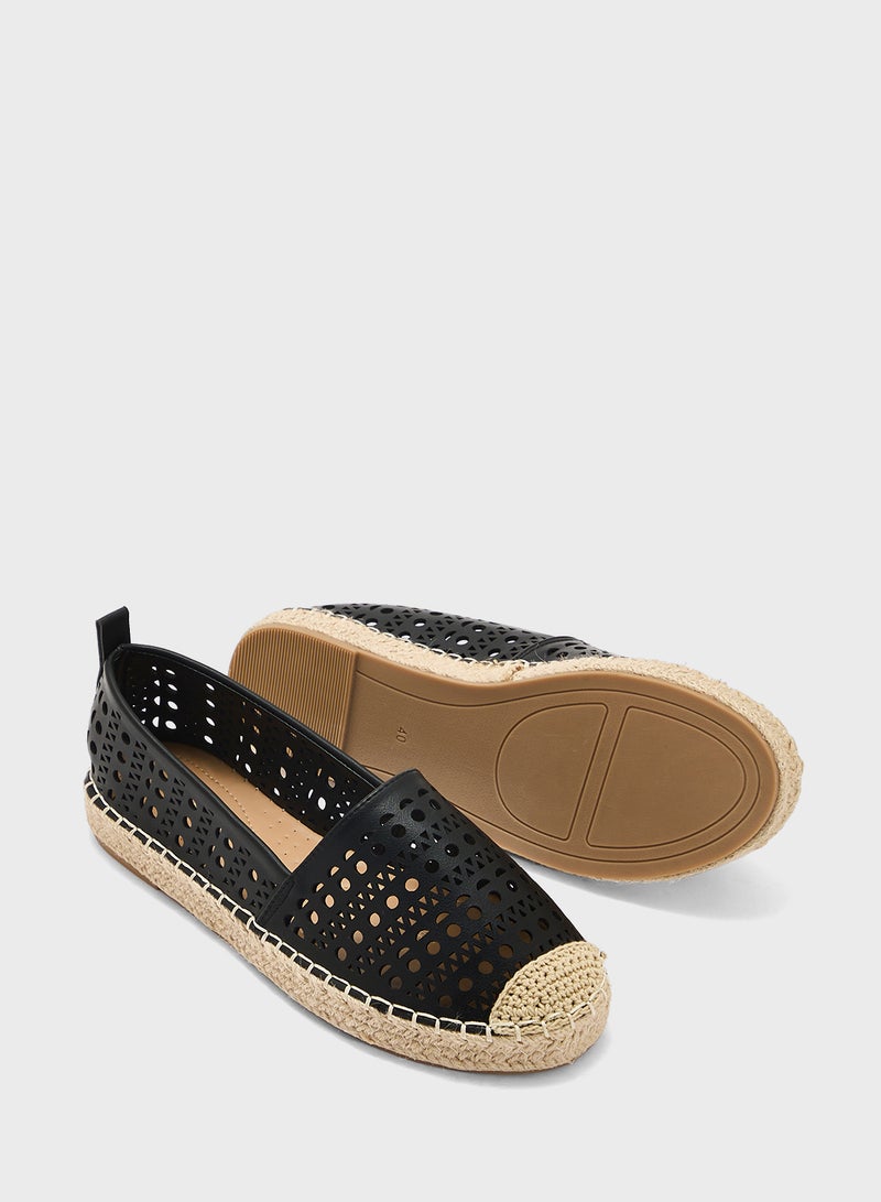 ELLA Laser Cut Espadrille  - Image 3