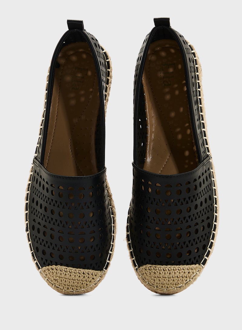 ELLA Laser Cut Espadrille  - Image 4