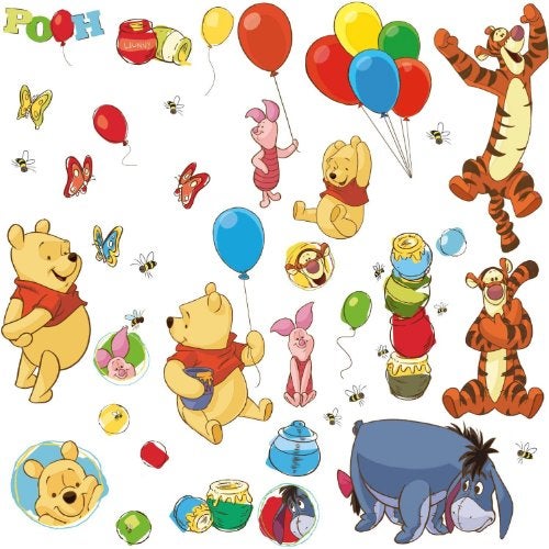 Disney Winnie The Pooh Pooh & Friends Peel & Stick Wall Decal by RoomMates, RMK1498SCS - Image 1