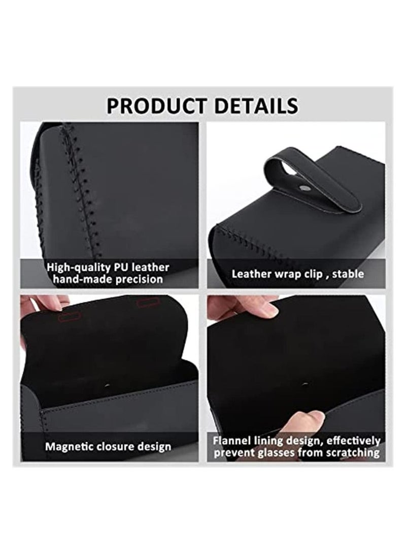 SYOSI 1 Piece Sunglass Frame Glasses Storage Case For Car Visor With Hidden Magnetic Closure - Image 4