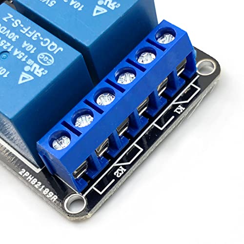 FainWan 2pcs 2 Channel Relay Module with Optocoupler 5V Active Low Level Amplifier Trigger JD-VCC Relay Power VCC Power - Image 5