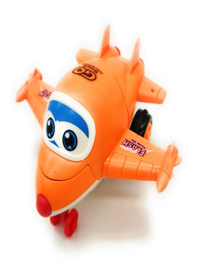 KARTUNBOX Cartoon Plane Toy for Kids | Pack of 3 Multicolor Airplane Toys | Friction Powered Cute Cartoon Aircraft Set | Durable Plastic Planes for Boys u0026 Girls | Fun Indoor/Outdoor Play - Image 3