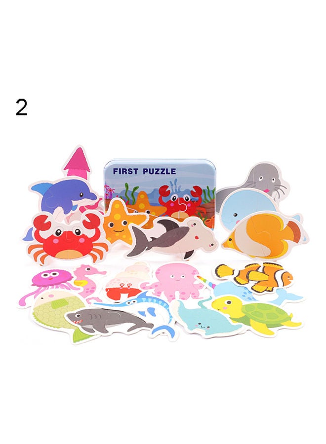 ألعاب تركيب الصور المقطّعة بازل برسمة حيوانات المحيط