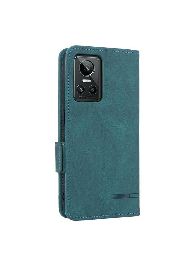 اس-توب جراب هاتف OPPO RealmeGT Neo3 مع مشبك مغناطيسي من الجلد القابل للطي - Image 3