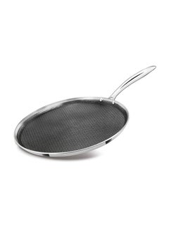 MILTON Pro cook MILTON Pro cook Triply Hexa Tech Induction Stainless Steel Tawa28 cmSilverHoneycomb NonStick StructureSturdyHandleFood GradeFlame Hot Plate SafeMetal Spoon Friendly3 Years Warranty  - Image 1