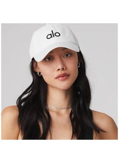 lettered embroidered baseball cap