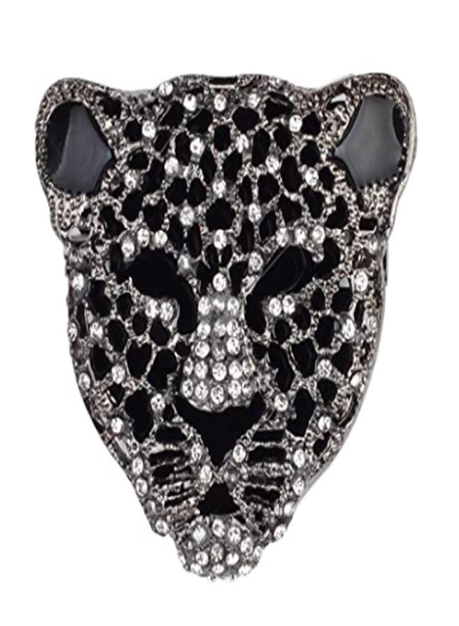 Adorn Combo of Crown & Lion face brooches/Lapel Pin for Men.(B-1535-1977BK) - Image 4