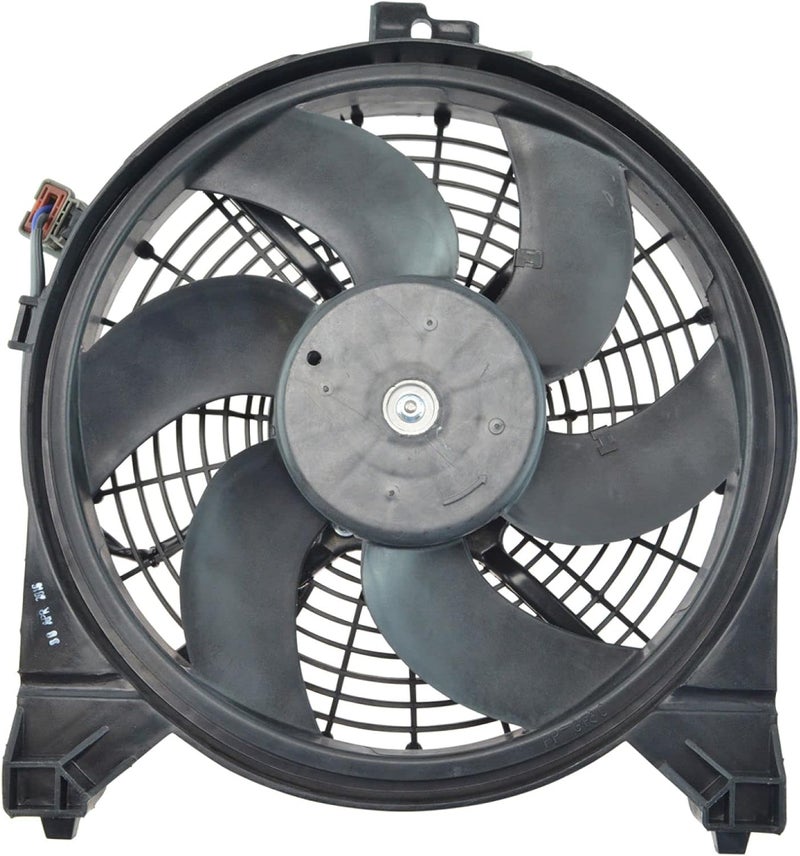 TRQ A/C Condenser Cooling Fan Assembly for INFINITI QX56, Nissan Armada, Pathfinder, and Titan - Image 1