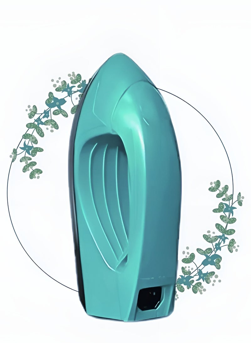 Portable Steamer For Clothes, Handheld Garment Steamer Fabric Wrinkles Remover Irons For Home And Travel Pastel Blue Color  - Image 1