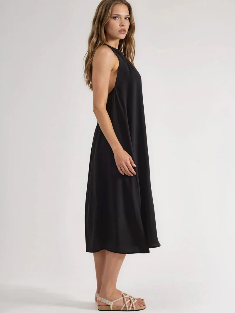 بوسيم BUSEM Halter Neck Midi Dress