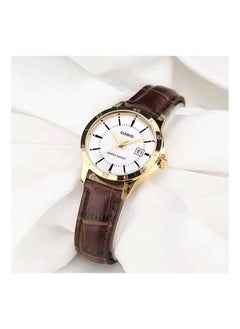CASIO ساعة انالوج جلدية LTP-V004GL-9AUDF  - Image 2