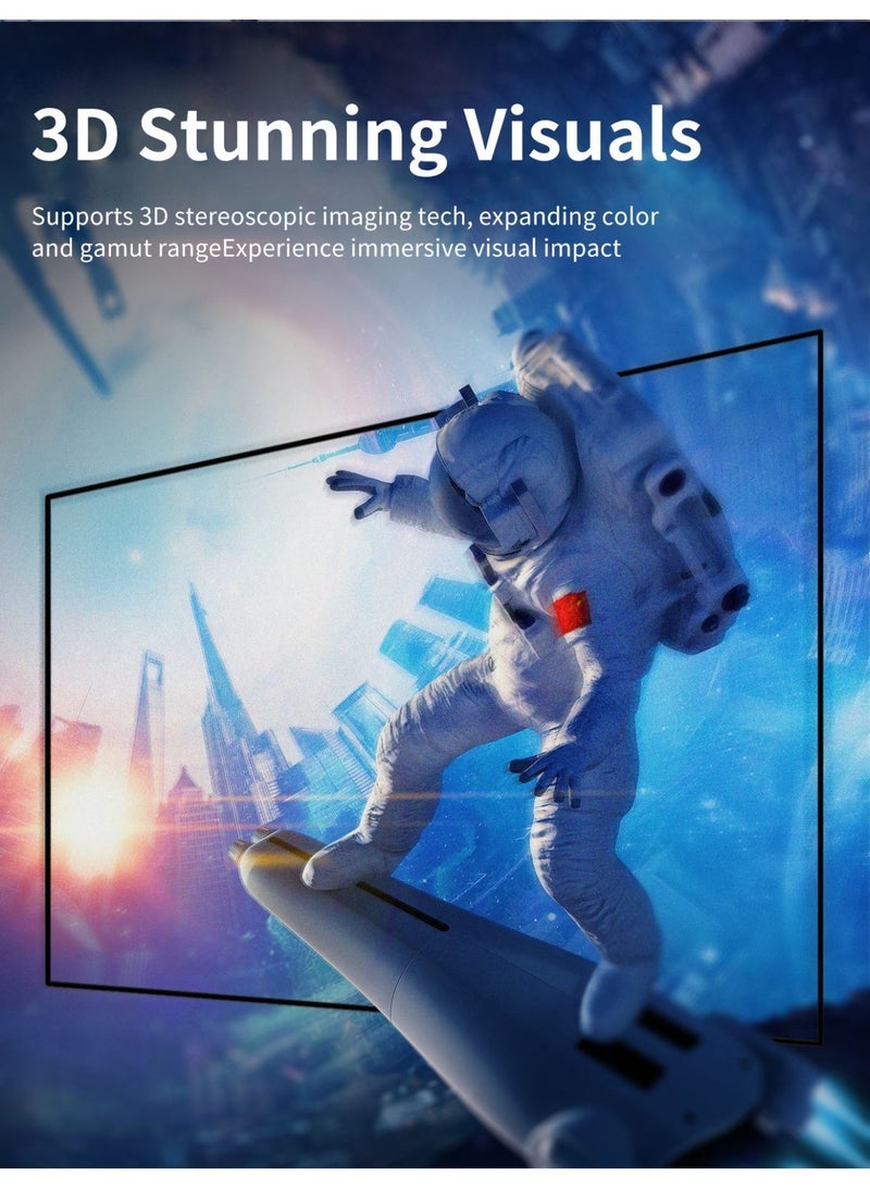 كابل تحويل HDMI 8K عرض شاشة الهاتف لابتوب كابل محول فيديو عالي الدقة - Image 4