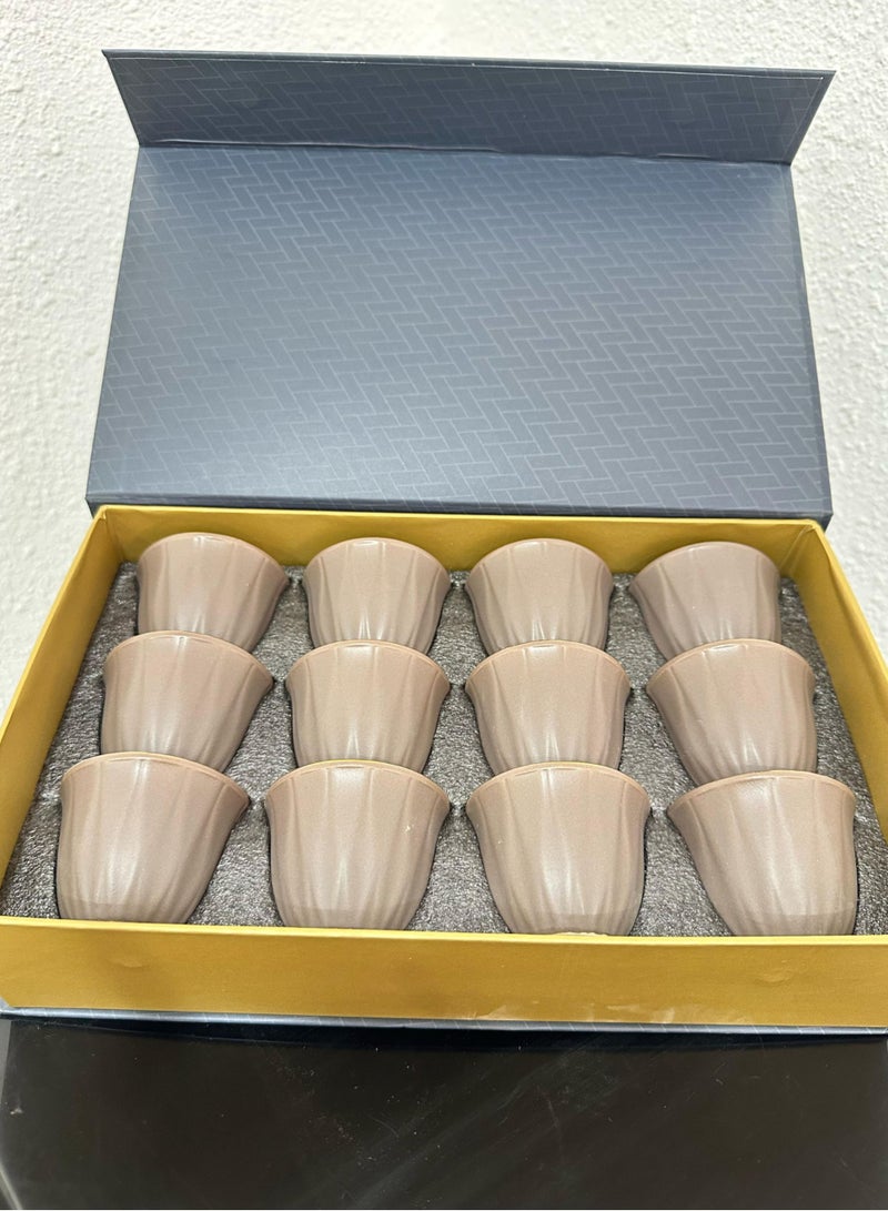 Porcelain Coffee Cup 12 Pcs set  - Image 4