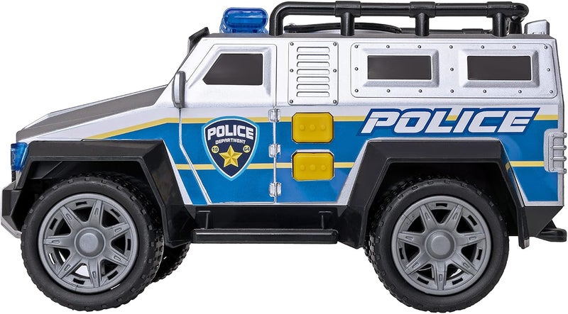 TEAMSTERZ Swat Police Vehicle with Light and Sound, Medium Size - Image 2