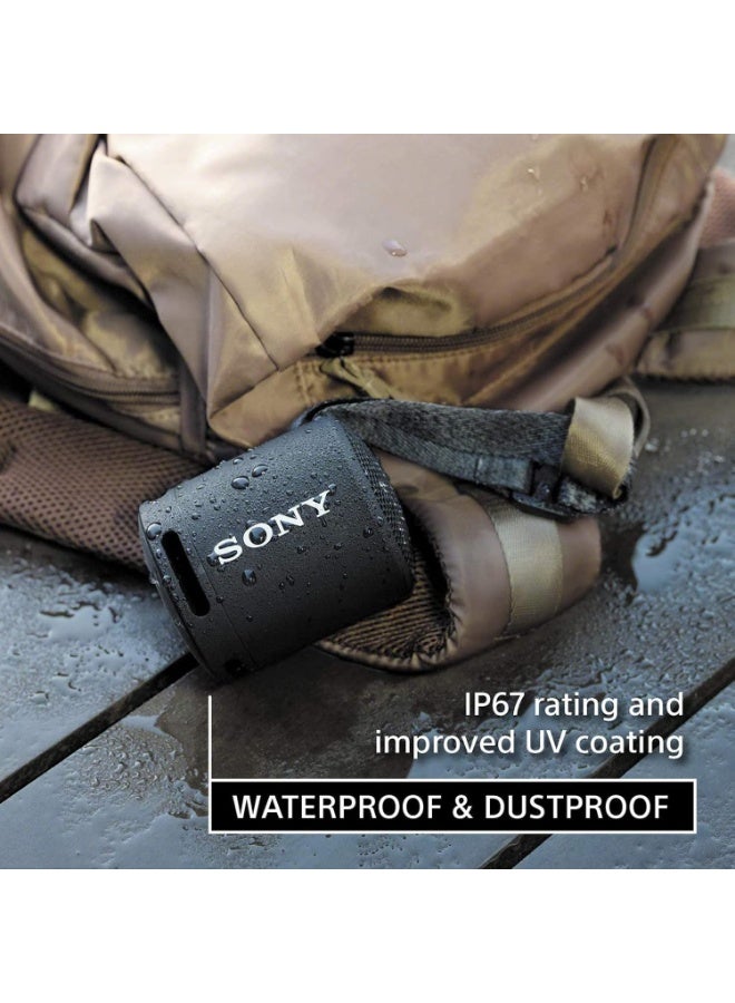 Sony SRS-XB13 EXTRA BASS Wireless Bluetooth Portable Lightweight Compact Travel Speaker, IP67 Waterproof & Durable for Outdoor, 16 Hour Battery, USB Type-C, Removable Strap, & Speakerphone, Black - Image 5