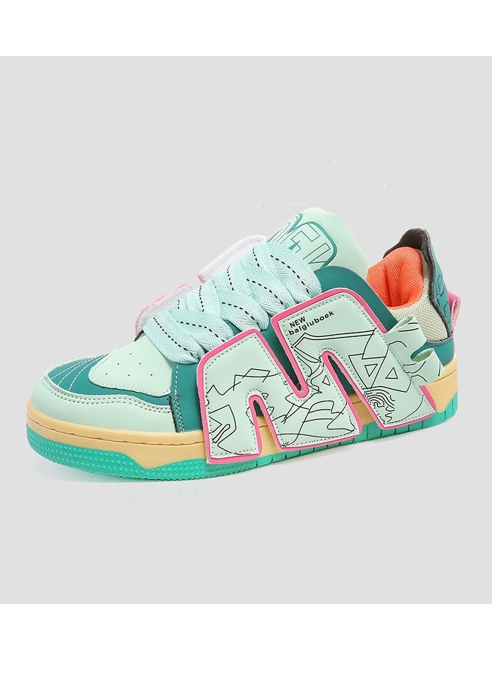 KUYING - New Thick Sole Elevated Board Shoes - Image 1