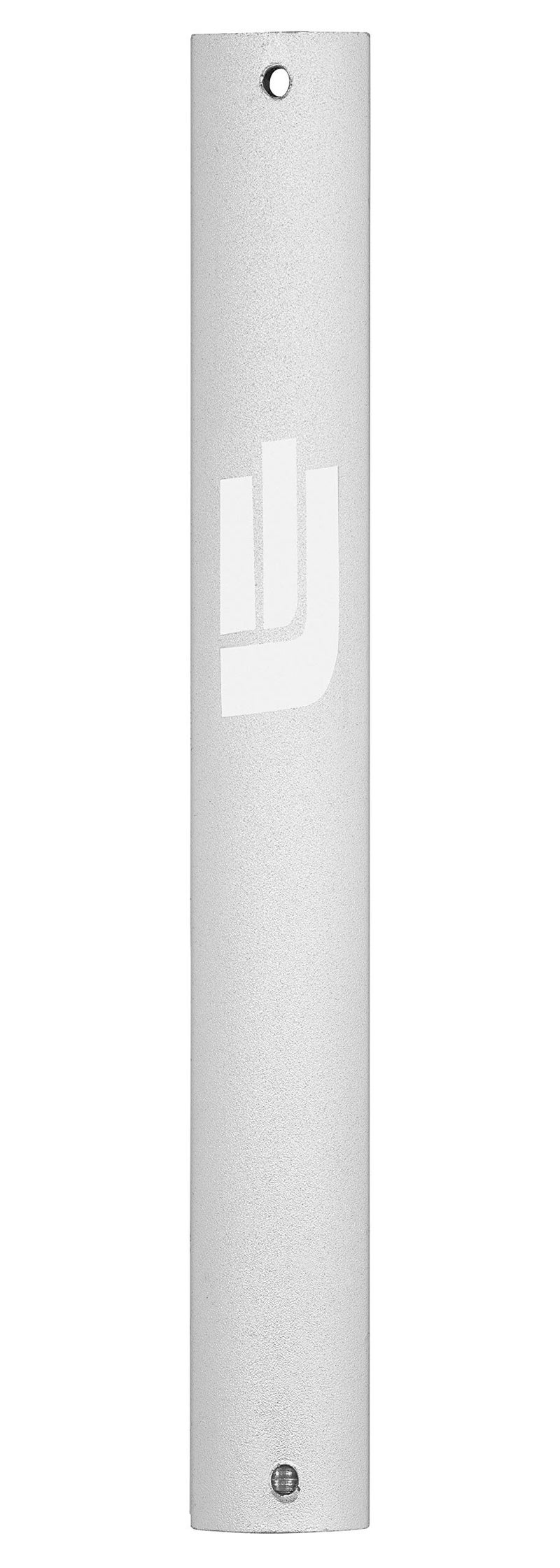 A&S Mezuzot Aluminum Mezuzah Case with Exclusive Modern Shin Design Easy Peel and Stick Judaica Door Mezuza for 5 Inches Parchment Scroll(Silver, 6 Inches) - Image 1