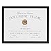Lawrence Frames Lawrence Frames Black Wood Certificate Picture Frame, Gallery Collection, 8-1/2 by 11-Inch  - Image 2