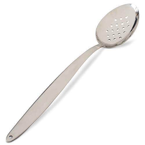 JB Prince Gray Kunz Perforated Spoon - XL - Image 1