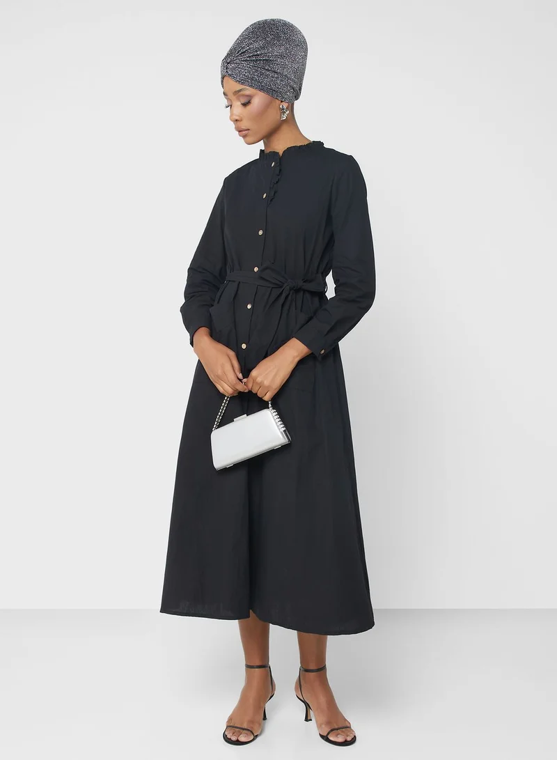 Khizana Ruffle Detail Dress