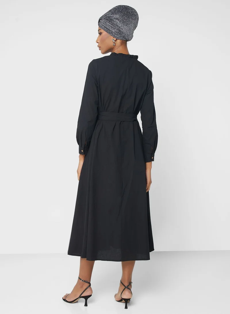 Khizana Ruffle Detail Dress