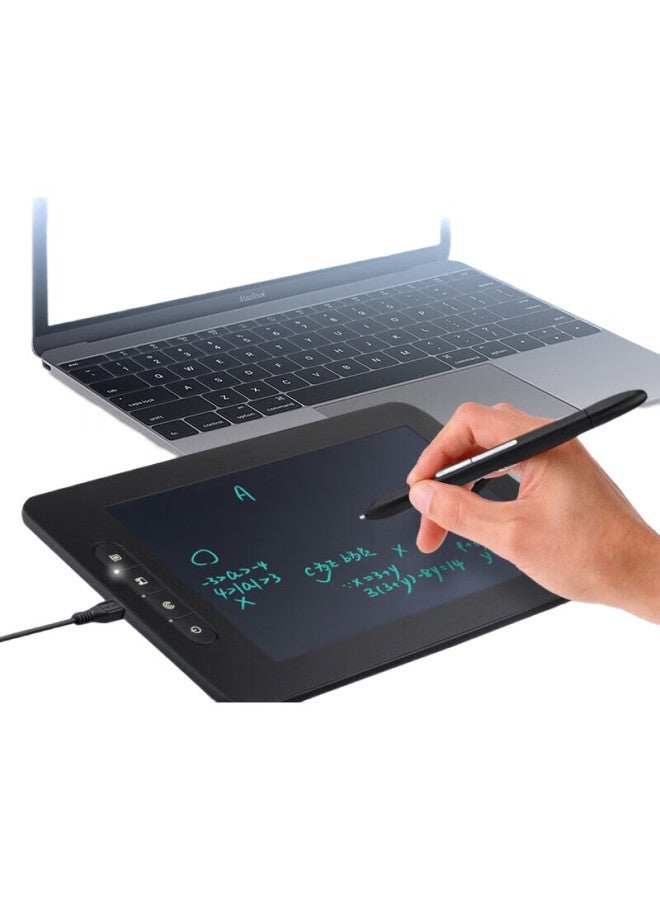HANVON لوحة الكتابة بالإضافة إلى لوحة الكتابة اليدوية الإلكترونية لوح أبيض عرض كمبيوتر تعليم لوح الكتابة المعقدة الصيغة لوح الرسم - Image 1
