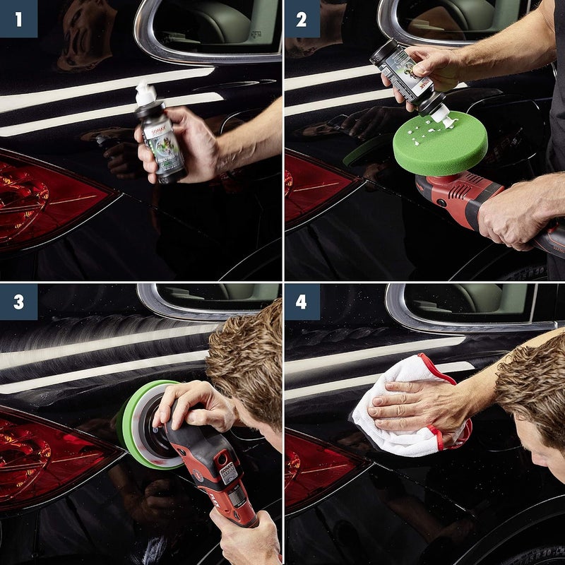 SONAX Perfect Finish 1L Scratch and Swirl Remover Polish Machine Polish Paint Correction Polish High Gloss Black Paint Polish No Fillers Paint Correction 338 Oz - Image 4