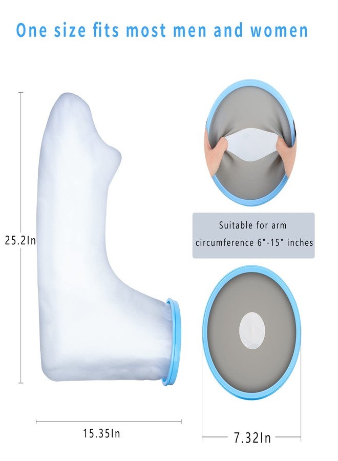 SUPERNIGHT Waterproof Full Arm Cast Cover for Shower Adult, Arm Protector Bag to Keep Wound and Bandage Dry for Broken Hand, Elbow, Wrists, Arms - Image 3