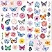 LINAYE 24 Sheets Butterfly Flower Stickers for Kids Adults Spring Butterfly Flower Decorative Stickers Bulk for Crafts Envelops Scrapbooking Butterfly Party Favors Supplies for Kids Classroom - Image 3