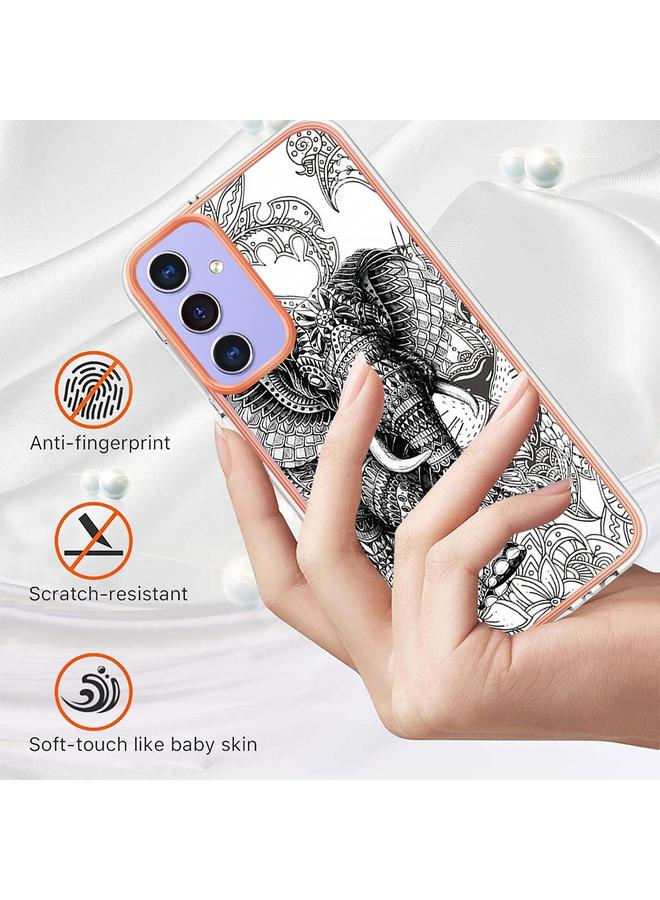 اس-توب جراب لهاتف Samsung Galaxy A16 5G، جراب هاتف IMD مزدوج الجوانب من الرخام المطلي بالكهرباء - Image 2