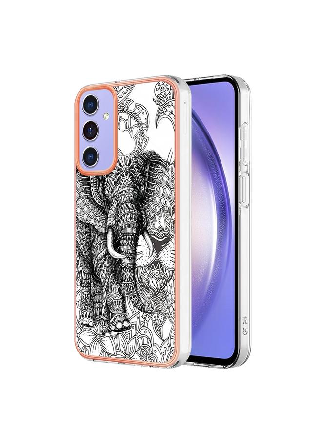 اس-توب جراب لهاتف Samsung Galaxy A16 5G، جراب هاتف IMD مزدوج الجوانب من الرخام المطلي بالكهرباء - Image 1