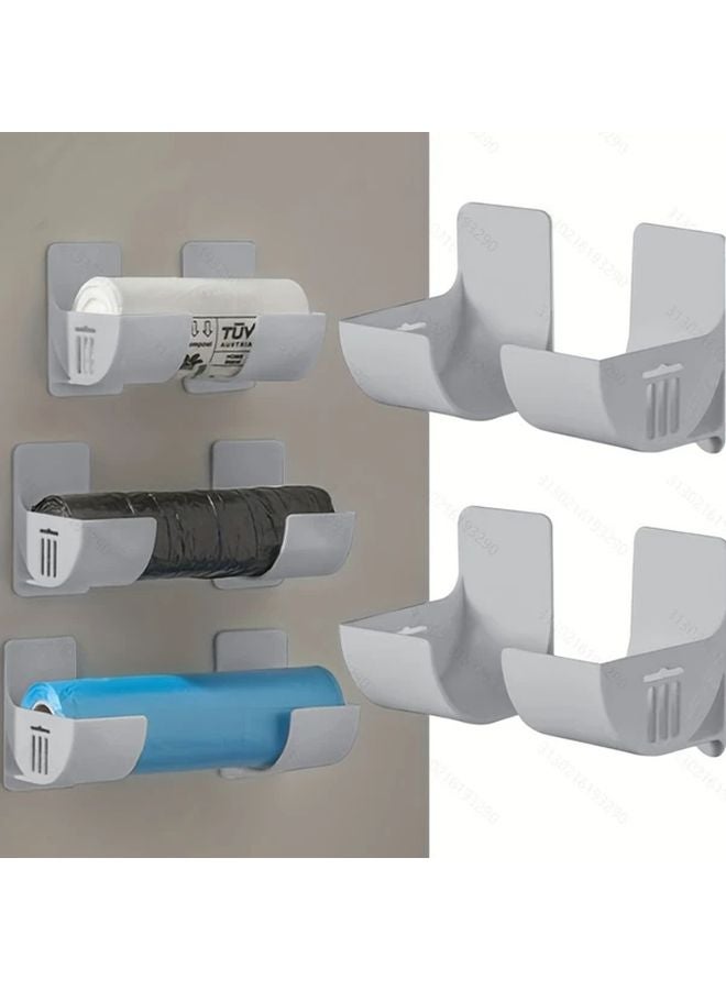 4pcs Gray Kitchen Storage Rack Adjustable No Drilling Required For Cabinet - Image 2