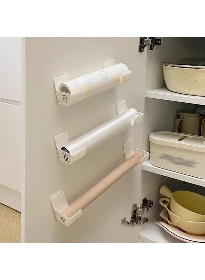 4pcs Gray Kitchen Storage Rack Adjustable No Drilling Required For Cabinet - Image 3