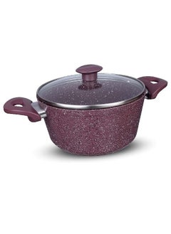 Top Chef Granite Pot With Glass Lid, Size 22 