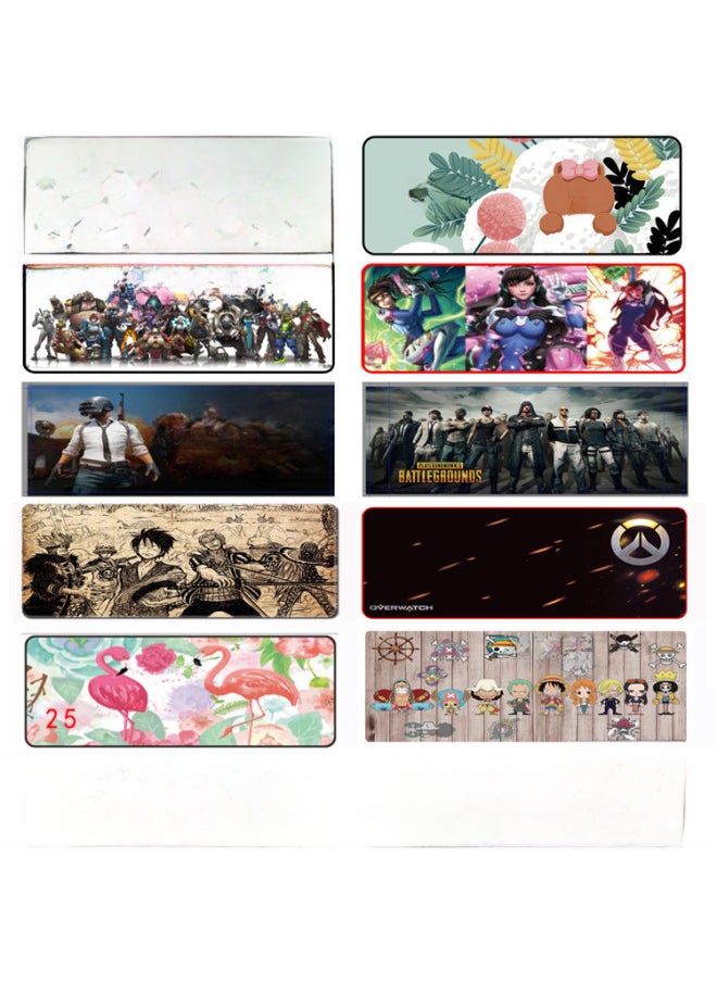Generic - Anime Game Oversized Advertising Mouse Pad Non-Slip Office Desk Pad Computer Keyboard Pad E-Sports Rubber Desk Pad Large Size-Color:800*300*2mm-Pattern:Custom Special Shot - Image 1