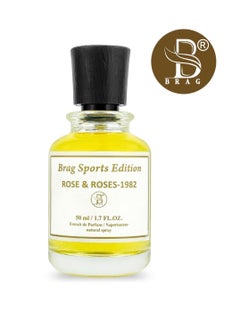 B BRAG Brag Sports Editions Rose & Roses 1982 50ML | Perfume Masterpiece | Timeless Gift for Women | Unveil Unique Floral Scents in this Meticulously Crafted Extrait de Parfum| Perfect for Every Occasion  - Image 2