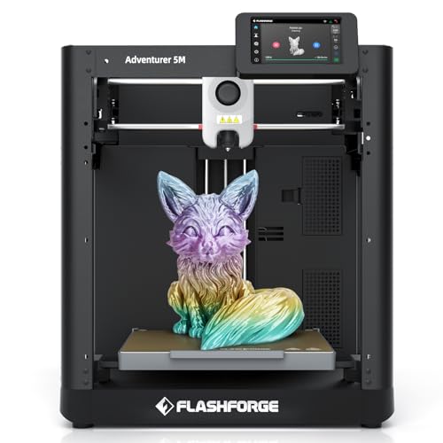 FLASHFORGE Adventurer 5M 3D Printer,600mm/s Max High-Speed FDM 3D Printers with Fully Auto Leveling, 280°C Direct Extruder with Quick Detachable Nozzle, Effective Cooling, Core XY Structure - Image 1