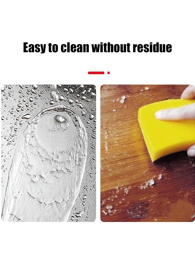 YQbest لوح تقطيع للمطبخ، لوح تقطيع مزدوج الجوانب من الفولاذ المقاوم للصدأ 304، سميك، لوح تقطيع سميك من الفولاذ المقاوم للصدأ، قوي وغير قابل للانزلاق للاستخدام المنزلي في المطبخ للحم والخضار والفواكه - Image 4