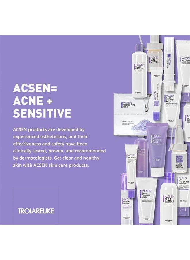 TROIAREUKE - ACSEN Selemix Serum, Soothing and Pore Tightening Serum For Oily, Combination, Acne Prone, and Breakout Prone Skin | Betaine, Salicylic Acid, Fermented Soy, and Magnolia Bark, Korean Skin Care - Image 1