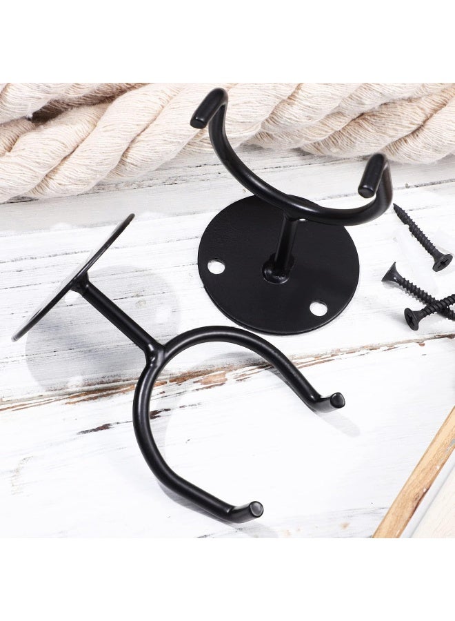 BESPORTBLE 6pcs Baseball Holder Baseball Bat Metal Baseball Softball Bat Hanger Racks Caddy Wall Mount Display Stand for Man Cave Decor Sports Memorabilia Ball Storage Rack - Image 4