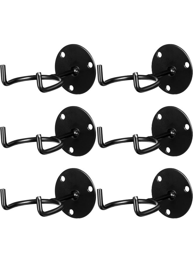 BESPORTBLE 6pcs Baseball Holder Baseball Bat Metal Baseball Softball Bat Hanger Racks Caddy Wall Mount Display Stand for Man Cave Decor Sports Memorabilia Ball Storage Rack - Image 2