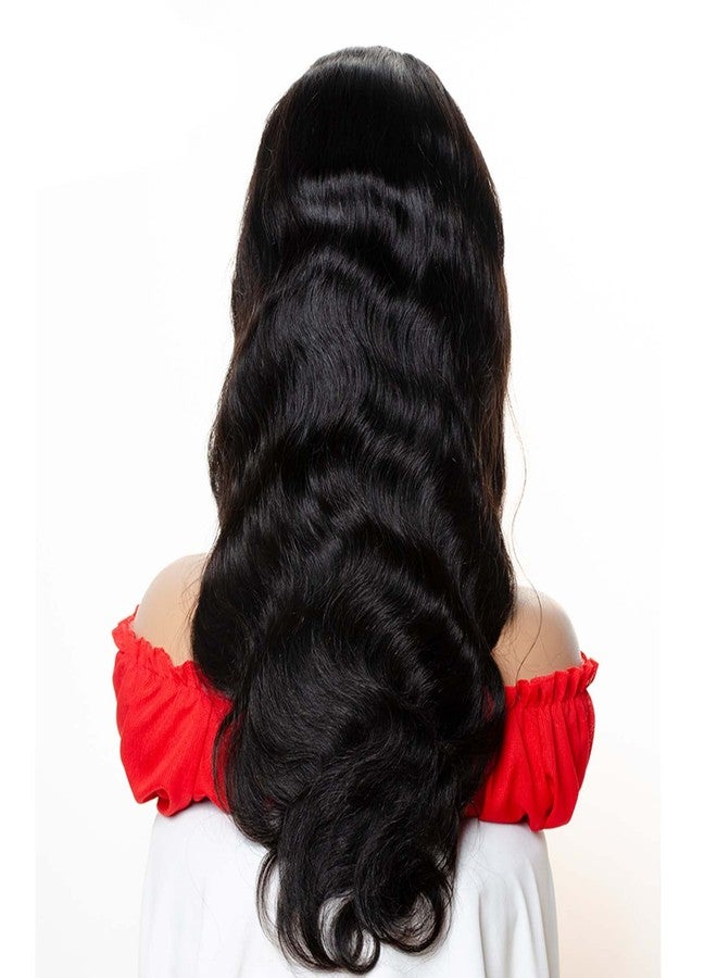 VTAOZI Body Wave Lace Front Wigs Human Hair Pre Plucked for Black Women 4x4 Lace Closure Wigs Human Hair 180% Density Brazilian Glueless Wigs Human Hair 24 Inch - Image 5