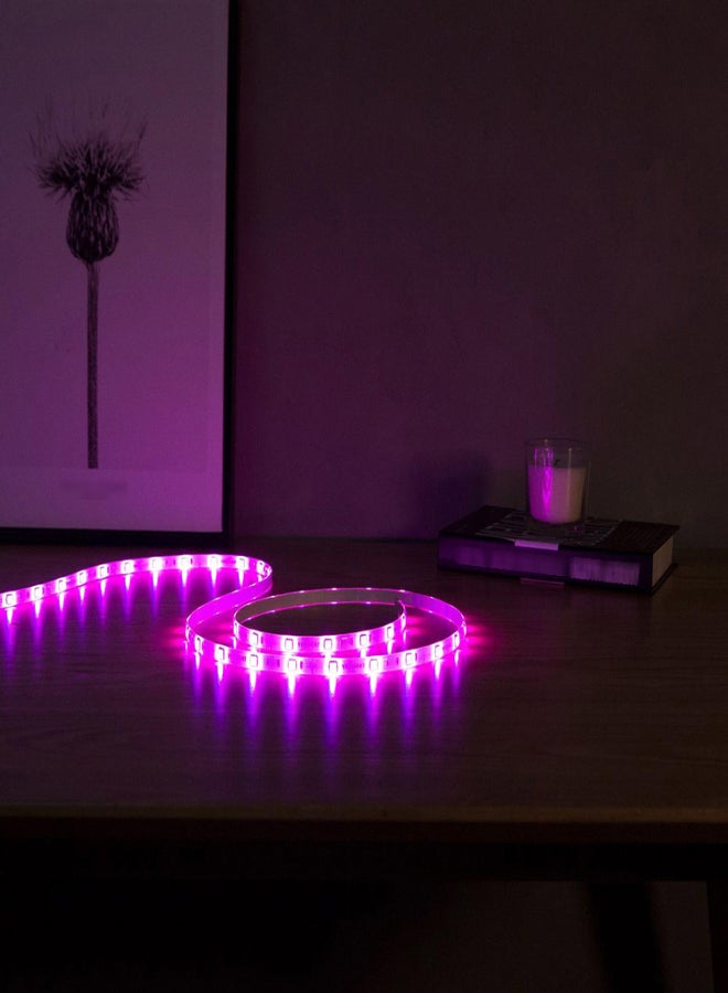 Yeelight WIFI Connected RGB Intelligent S-trip Light (ONLY for the Use of extending YLDD05YL Version) 1 Meters A C100-240V 2.1W Supported Intelligent Phone App Control/ HomeKit Connection/ Voice Control/ Setting Modes Selecting/ T-ime-delay/ Timing Timer Function/ Music Rhythm/ 16 Million Colors Changing/ Brightness Adjustable Dimmable/ Speed Adjustable/ Group Sharing Replacement for Android/ IOS System for Home Party Decoration Living Room Dining Hall Restaurant Bar Pub - Image 3